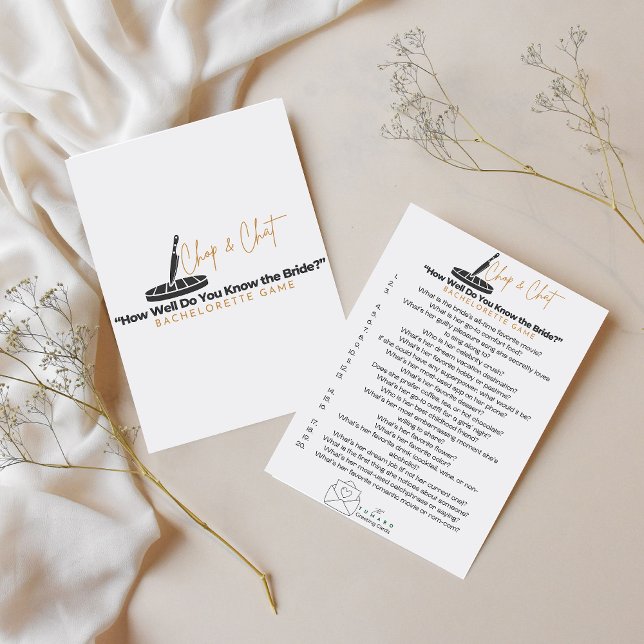 Chop and Chat Möhippa  Julkort (Skapare uppladdad)