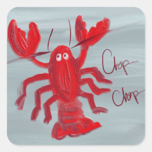 Chop Chop Hummer Oljemålad Klistermärke
