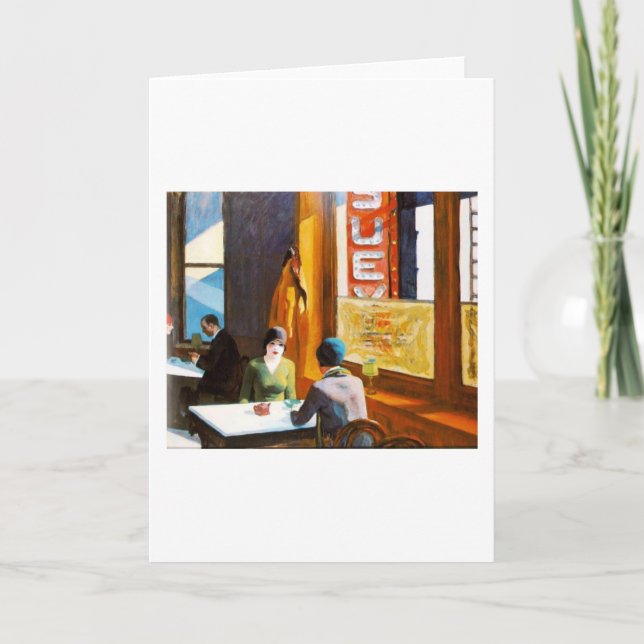 Chop Suey - Edward Hopper Kort (Framsida)