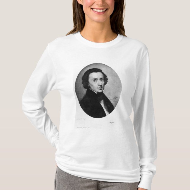 Chopin 1858 tee shirt (Framsida)