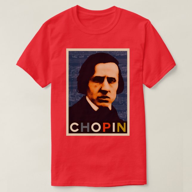 Chopin 3 t shirt (Design framsida)