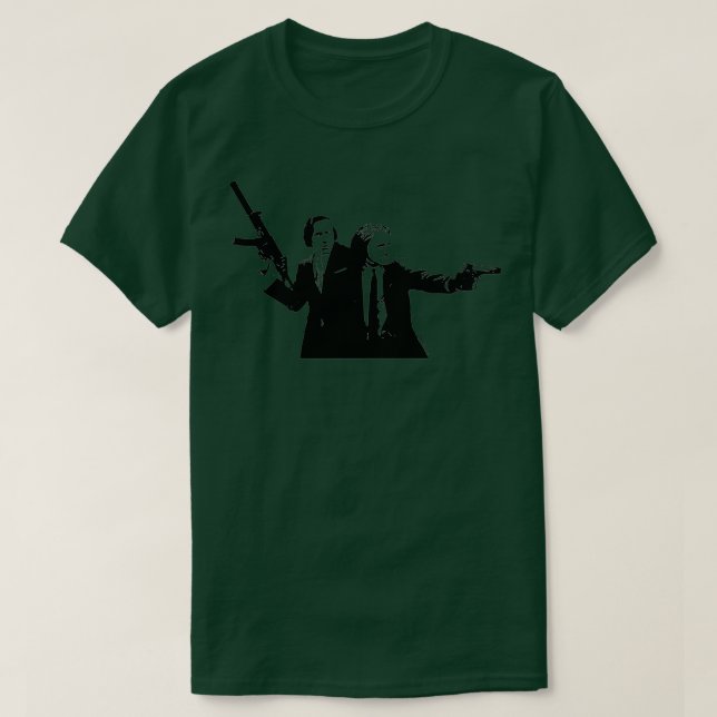 Chopin amp Liszt Gangsters  T Shirt (Design framsida)