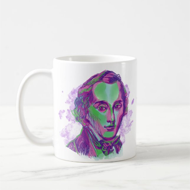 Chopin Aurora Porträtt Mugg (Vänster)