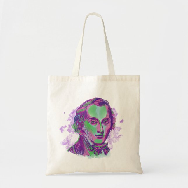 Chopin Aurora Porträtt Totebag Tygkasse (Framsidan)