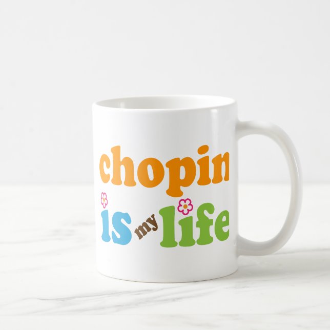 Chopin gåvaflickor kaffemugg (Höger)