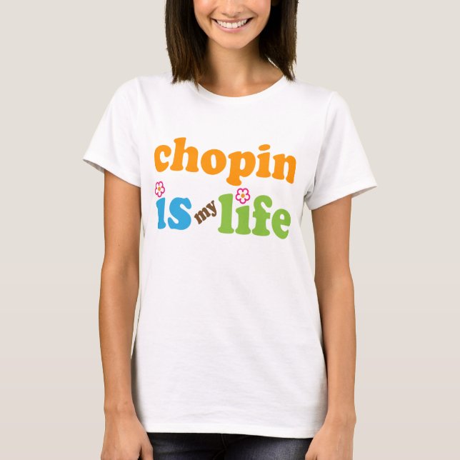 Chopin gåvaflickor tee (Framsida)