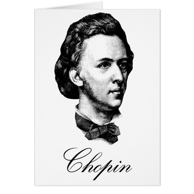 Chopin Hälsningskort (Framsidan)