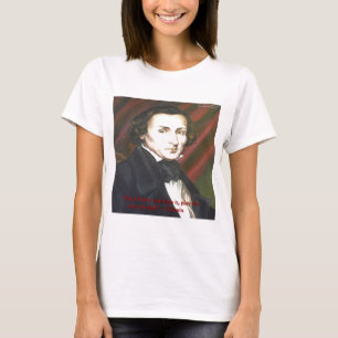 Chopin Hur man spelar Citat Presentkort & T-shirts