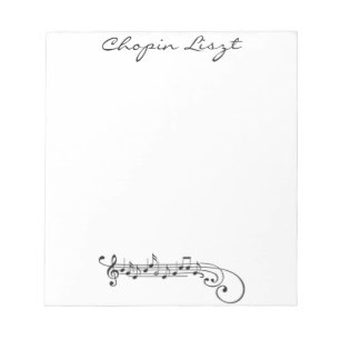 Chopin Liszt Anteckningsblock