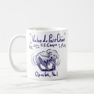 Chopin Minute Waltz-mugg Kaffemugg