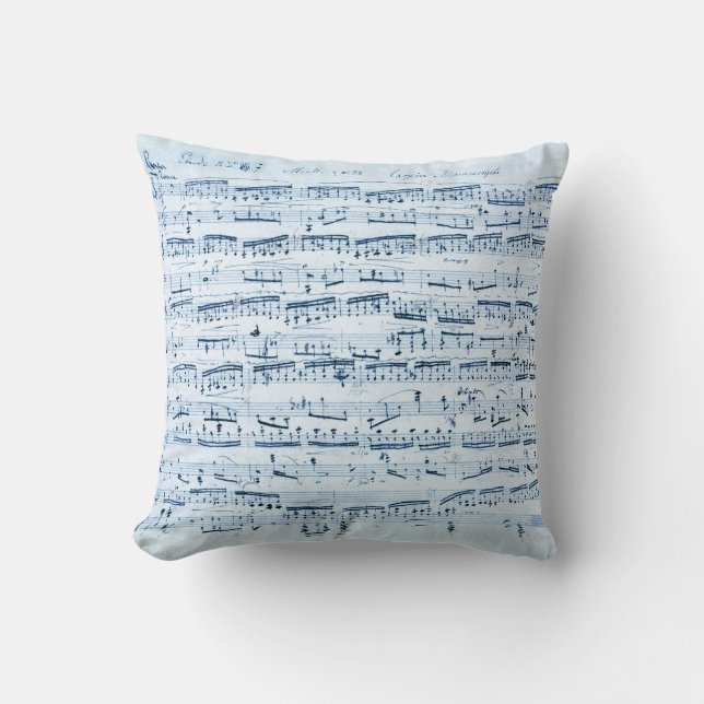 Chopin Music Pillow Kudde (Framsida)