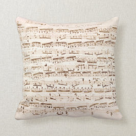 Chopin Music Pillow Kudde