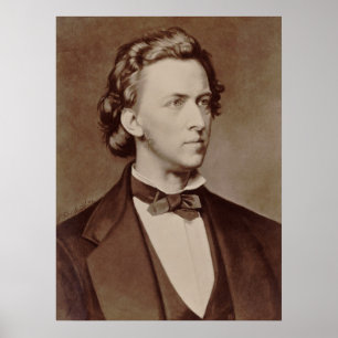 Chopin Porträtt Poster