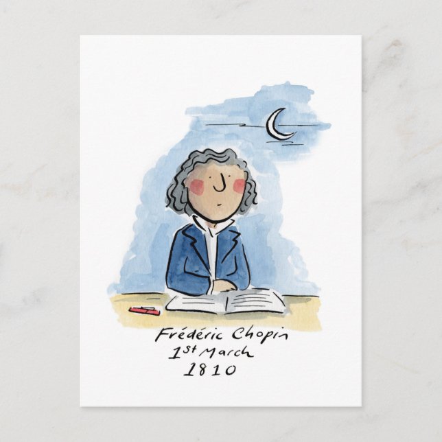 Chopin Vykort (Framsida)
