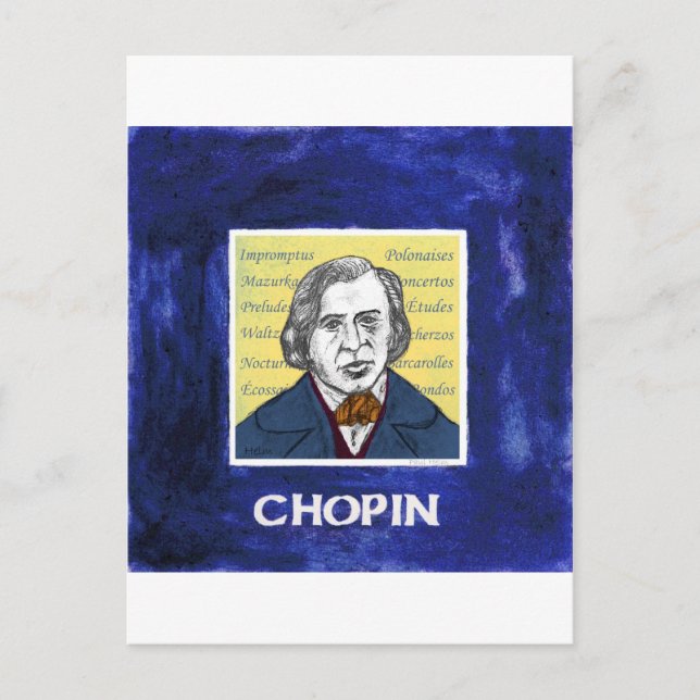 Chopin Vykort (Framsida)
