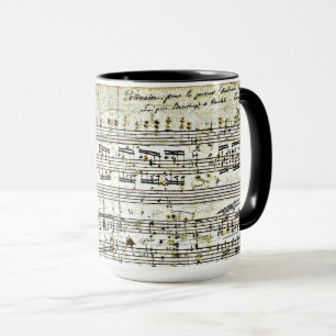 Chopins musikdesign "Polonaise" Mugg