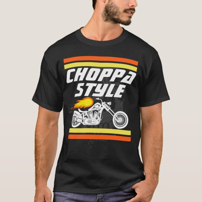 Choppa stil t-shirt (Framsida)