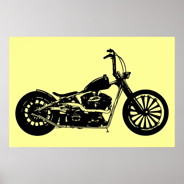 Chopper Bike Poster (Framsidan)