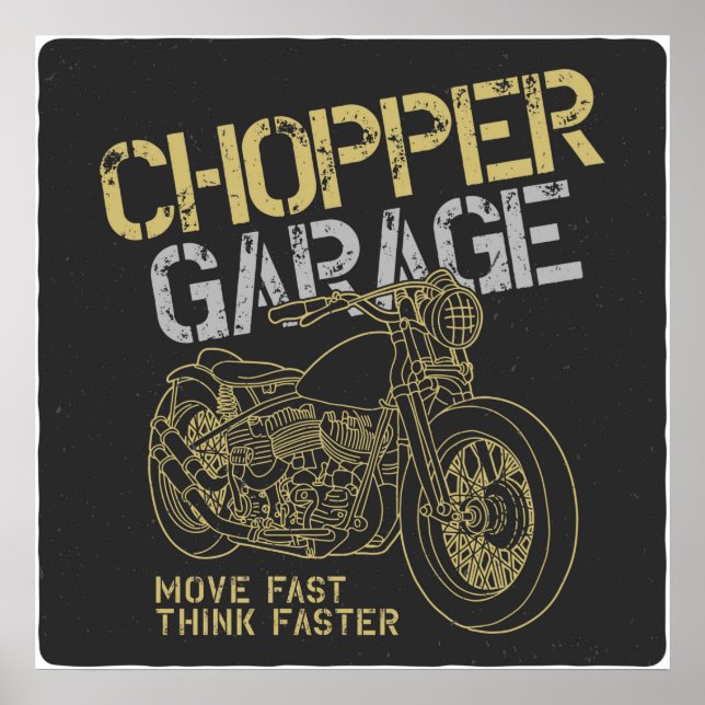 Chopper Garage Poster (Framsidan)