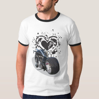 chopper heart tee shirt