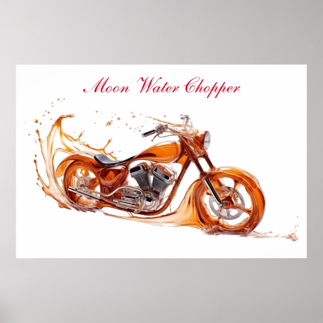Chopper måne vatten poster (Framsidan)