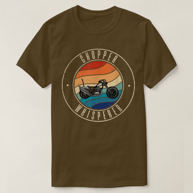 Chopper Motocycle Whisperer T Shirt (Design framsida)