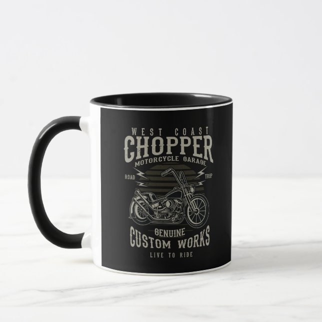 Chopper Motorcycle, Mug Mugg (Vänster)