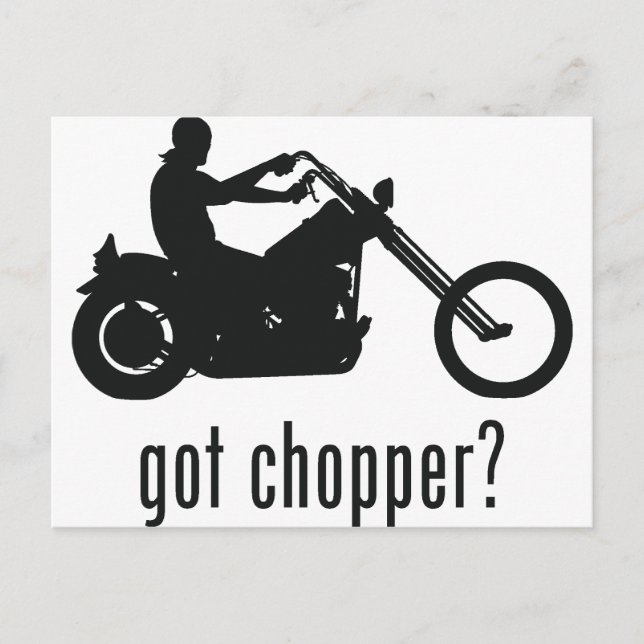 Chopper Vykort (Framsida)