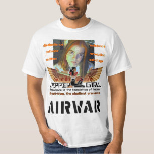 Choppergirl disobedience- = frihetsT-tröja T Shirt