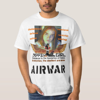 Choppergirl disobedience- = frihetsT-tröja T Shirt
