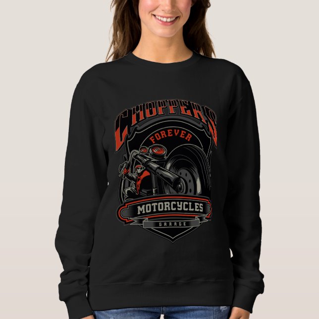 Choppers Unleashed Forever Motorcycles T Shirt (Framsida)