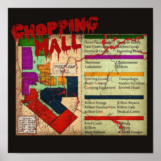 Chopping Mall V2-skräckfilmskjorta Poster