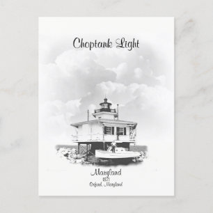 Choptank Light-Maryland Vykort