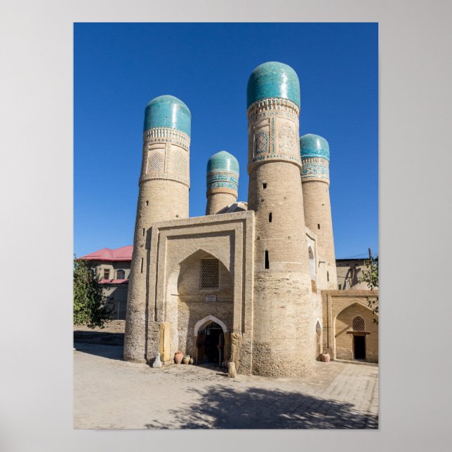 Chor Minor Madrassah - Bukhara, Uzbekistan Poster (Framsidan)