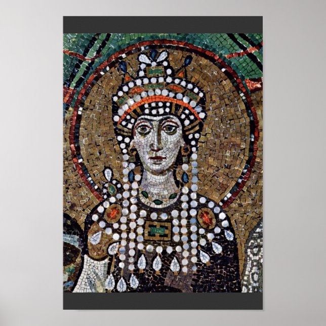 Chor Mosaics at San Vitale in Ravenna, Szene: Empr Poster (Framsidan)