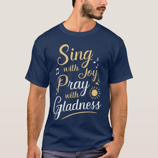 Choral music Religious singing Faithbased music Je T Shirt (Framsida)
