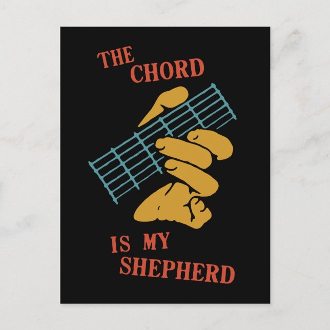 Chord är min herde vykort (Framsida)
