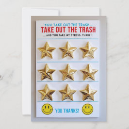 Chore Chart Champion-kort Inbjudningar