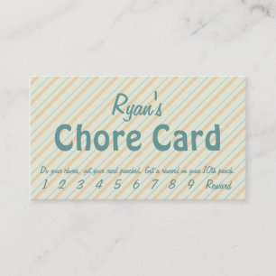 Chore-kortet Lojalitetskort