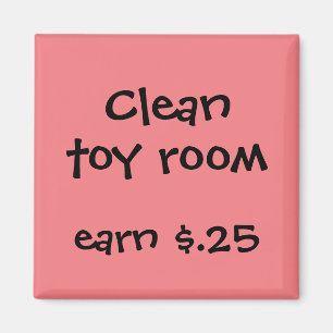 Chore Rewards för barn Magnet