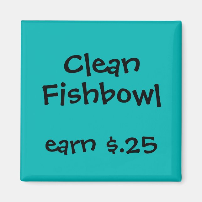 Chore Rewards för barn Magnet (Framsidan)