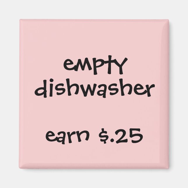 Chore Rewards för barn Magnet (Framsidan)