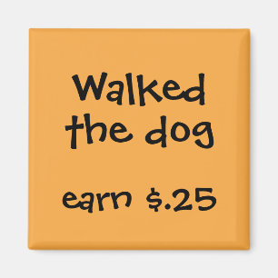 Chore Rewards för barn Magnet