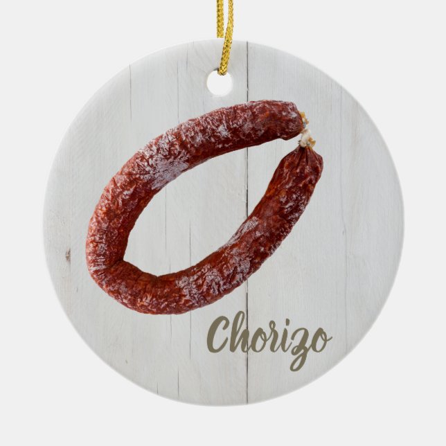 Chorizo Sause Julgransprydnad Keramik (Framsidan)