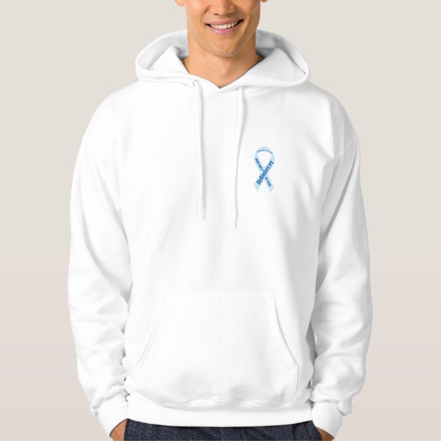 Choroideremia bandHoodie Sweatshirt Med Luva (Framsida)