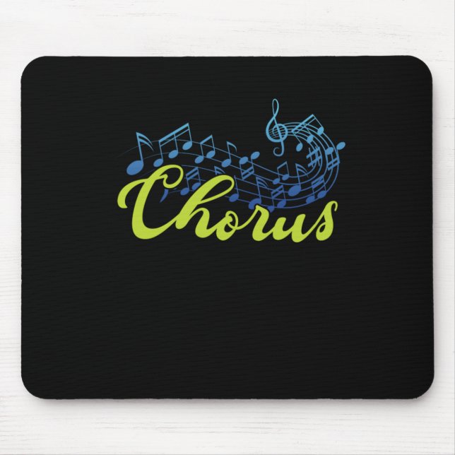 Chorus Choir Notes Conductor Choral Music Gift Musmatta (Framsidan)