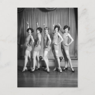 Chorus Girls, 1927 Vykort