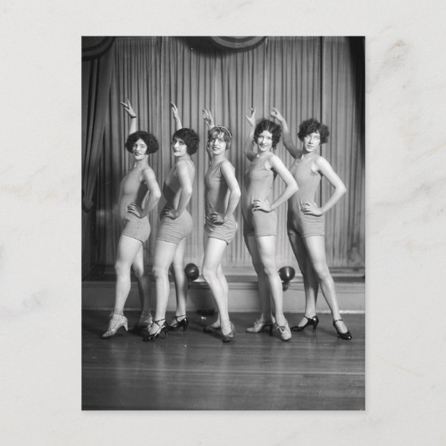 Chorus Girls, 1927 Vykort (Framsida)