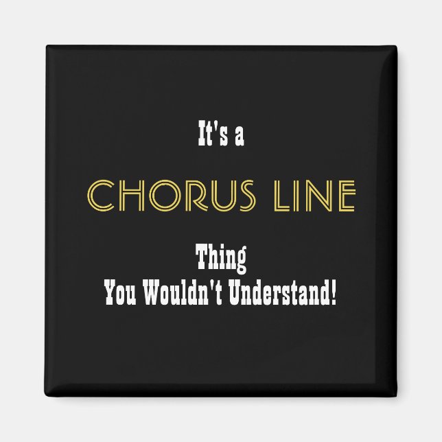 Chorus Line Magnet (Framsidan)
