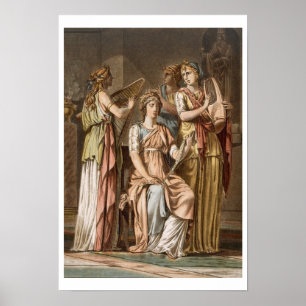 Chorus of Israelite Women, costumes for 'Esther' b Poster